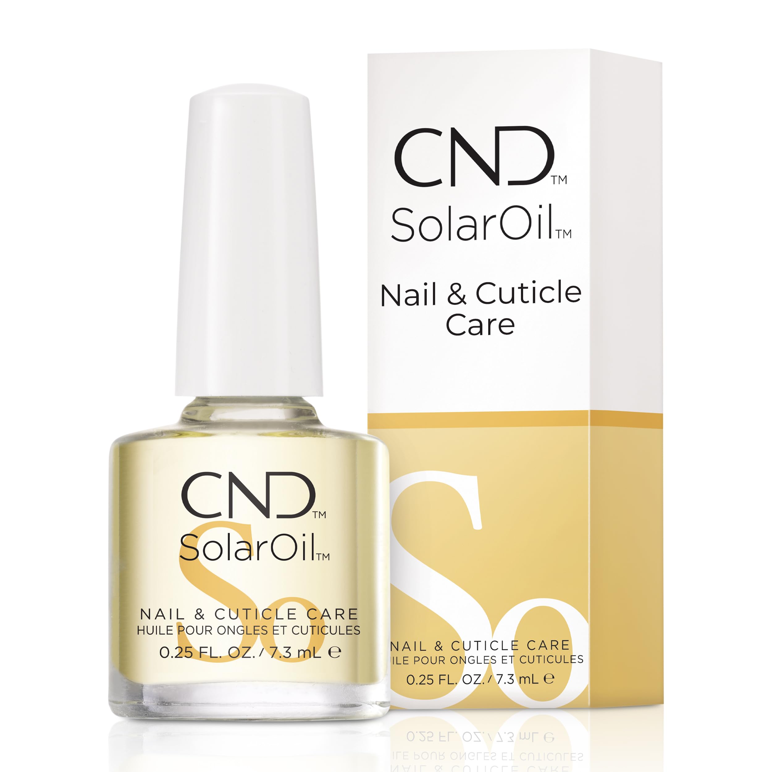 CND SolarOil: botella con aceite ligero para cutícula suave.