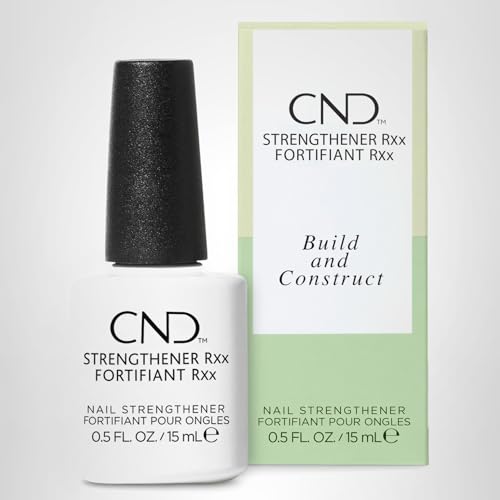 CND Strengthener RXx acabado suave y uniforme.