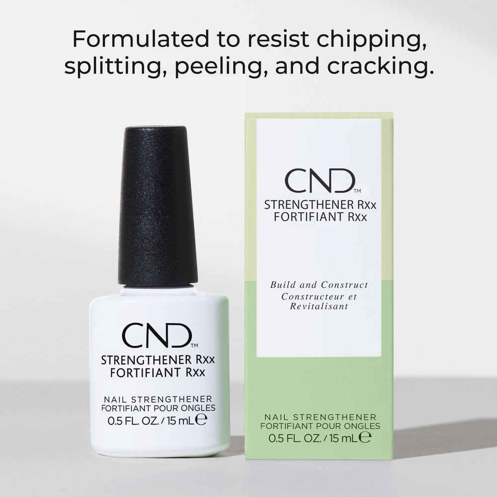 CND Strengthener RXx textura nutritiva que cuida la superficie.