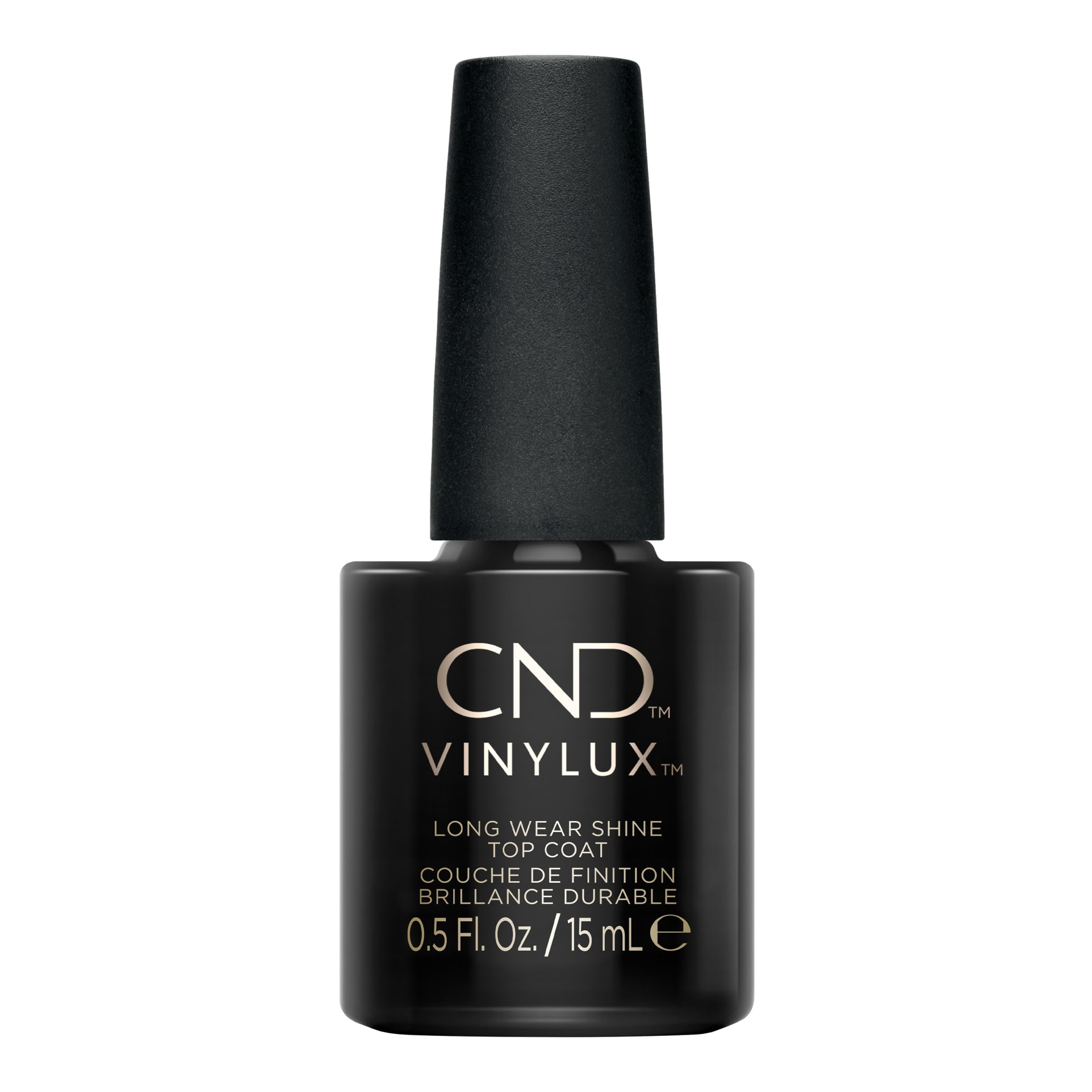 CND Vinylux secado rápido para manicura lista para salir.