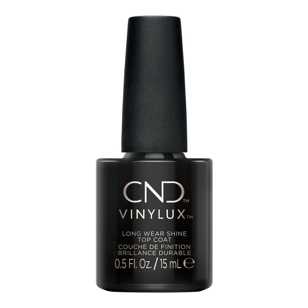 CND Vinylux secado rápido para manicura lista para salir.