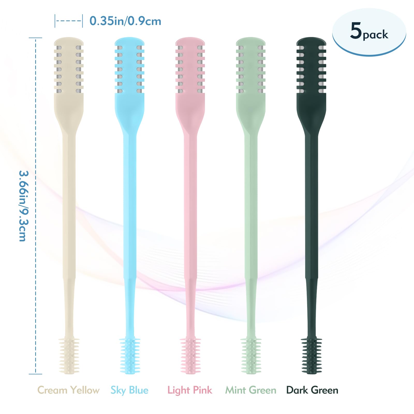 CNDNO double-sided nasal hair trimmer glides along nostril curves
