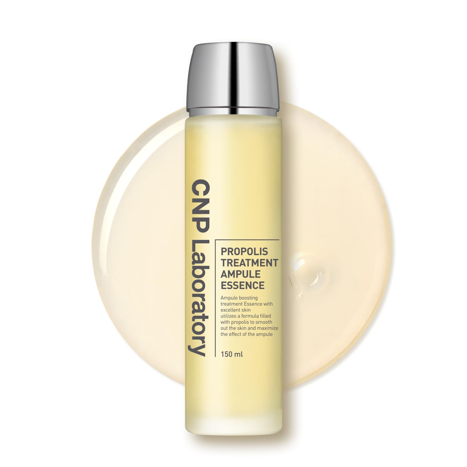 CNP Honey Glow Booster Toner bottle close-up highlighting hydrating formula for glass skin
