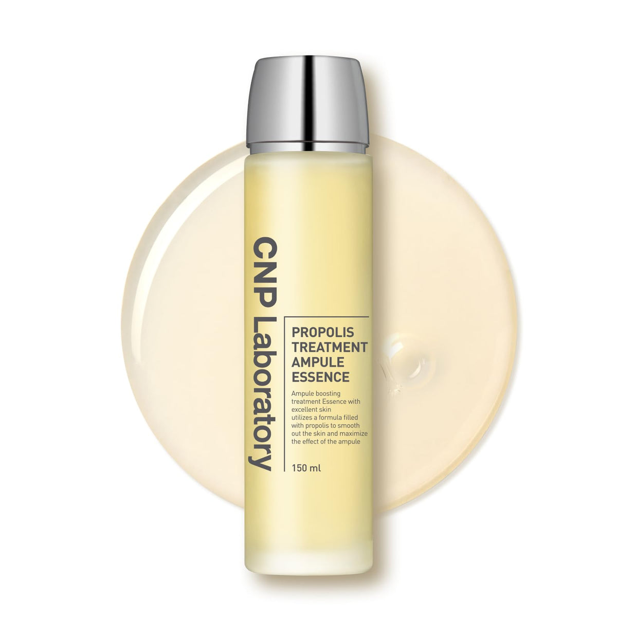 CNP Honey Glow Booster Toner bottle close-up highlighting hydrating formula for glass skin