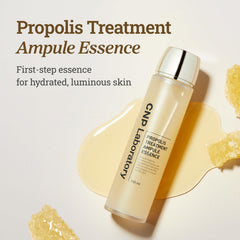 CNP Honey Glow Booster Toner bottle with propolis extract soothing the skin