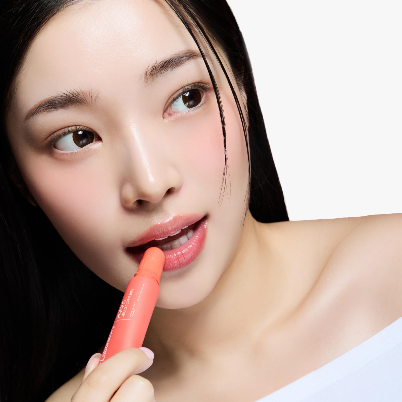 Textura jelly de CNP Propolis Jelly Lipcerin aporta tinte natural sin manchar