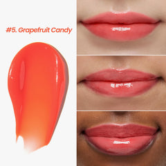 CNP Propolis Jelly Lipcerin Grapefruit Candy muestra color natural y brillo