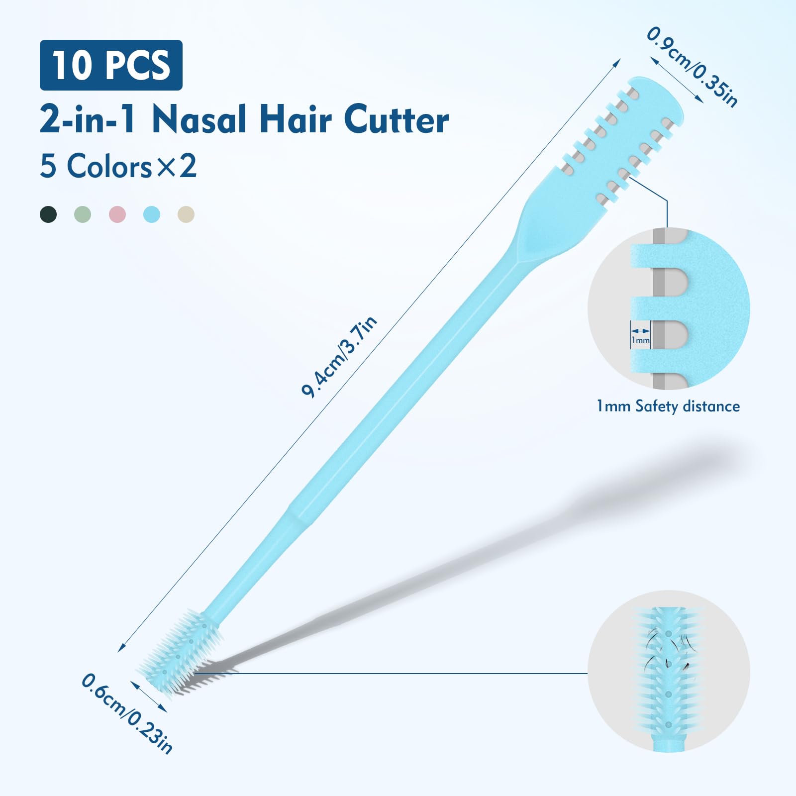 CNTVO non-slip handle ensures a secure grip during grooming