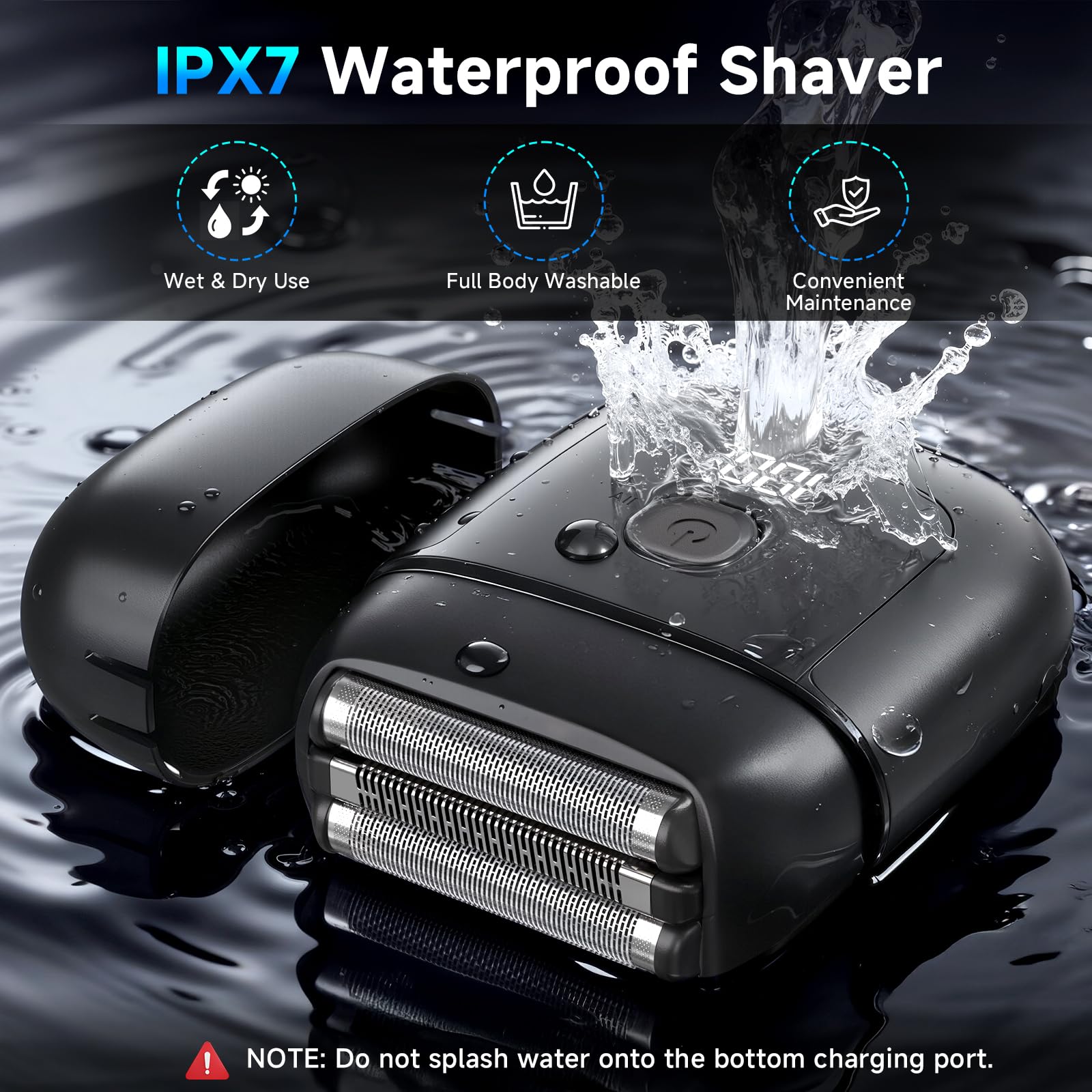 Cnunkn compact travel-size shaver ideal for on-the-go grooming