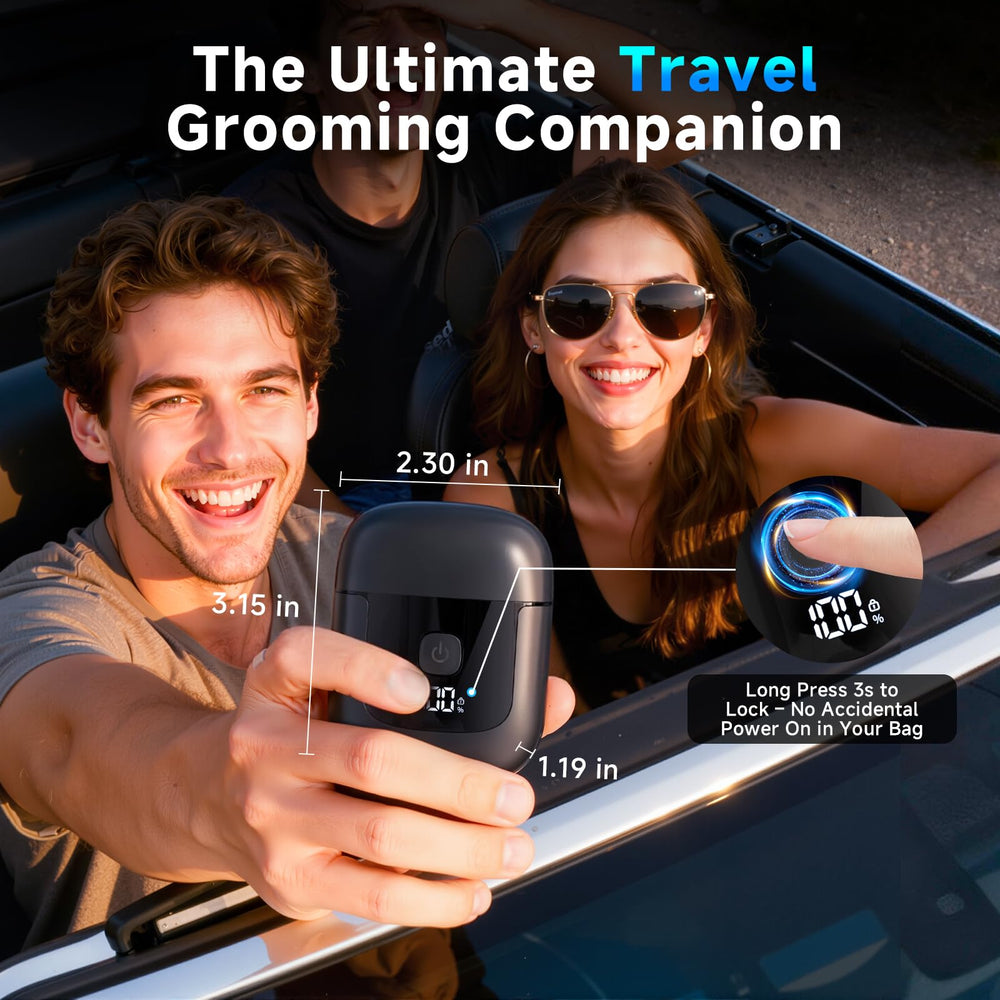 Cnunkn detachable magnetic head simplifies cleaning after shaving