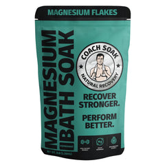 Coach Soak Recovery Bath Soak bottle ready for a soothing post-workout soak.