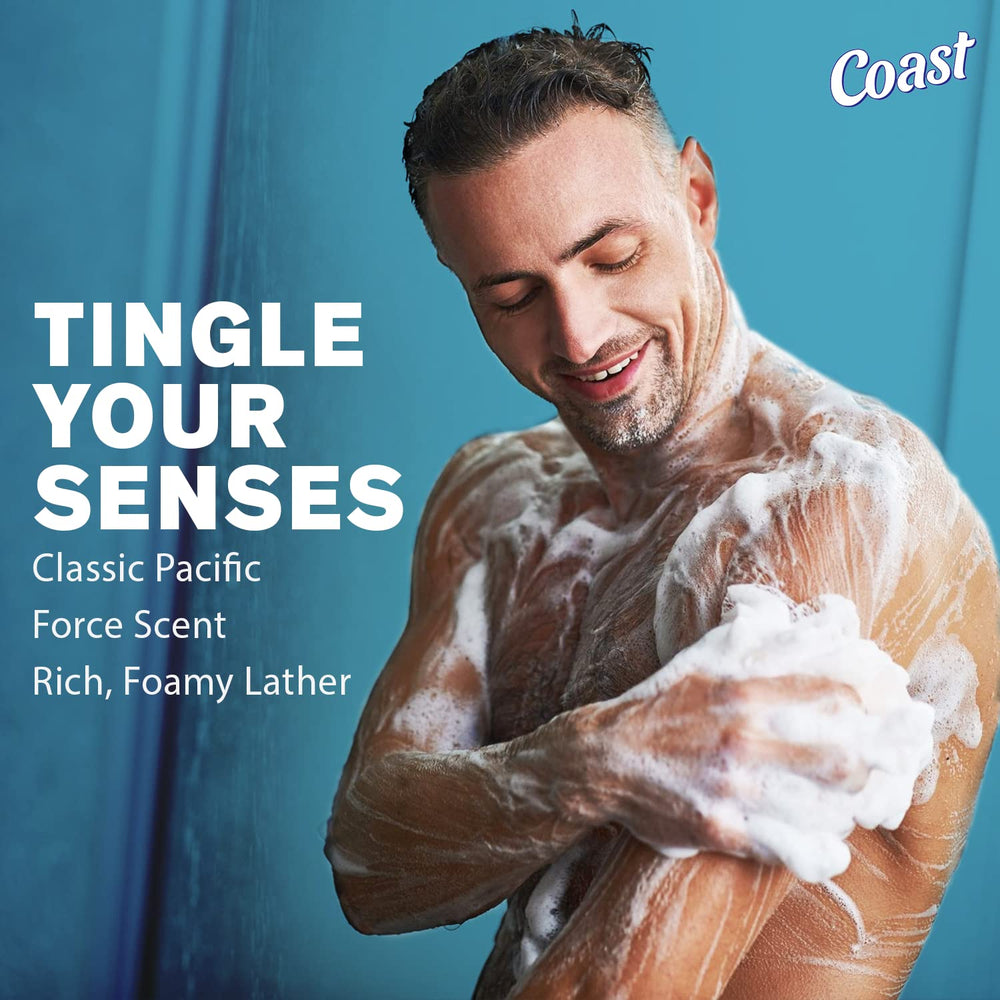 Coast 2-in-1 Hair and Body Wash with crisp classic scent