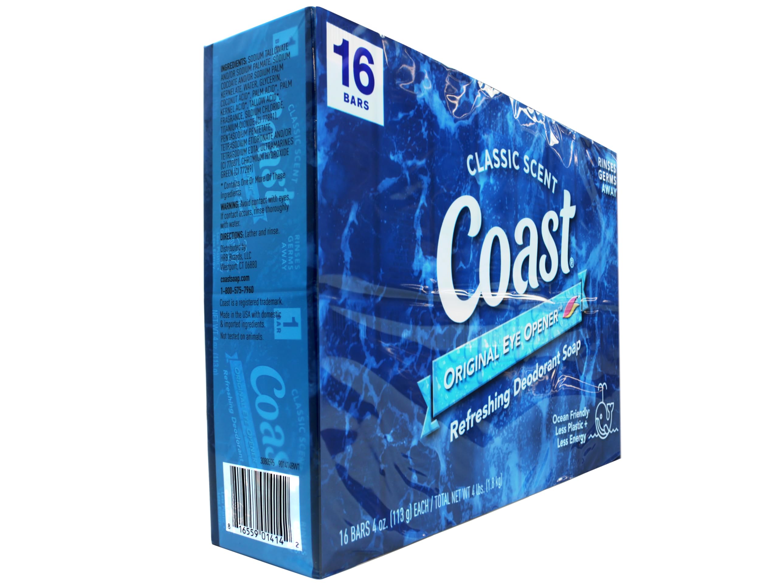 Barra Coast Clásico Original con fragancia fresca para ducha diaria