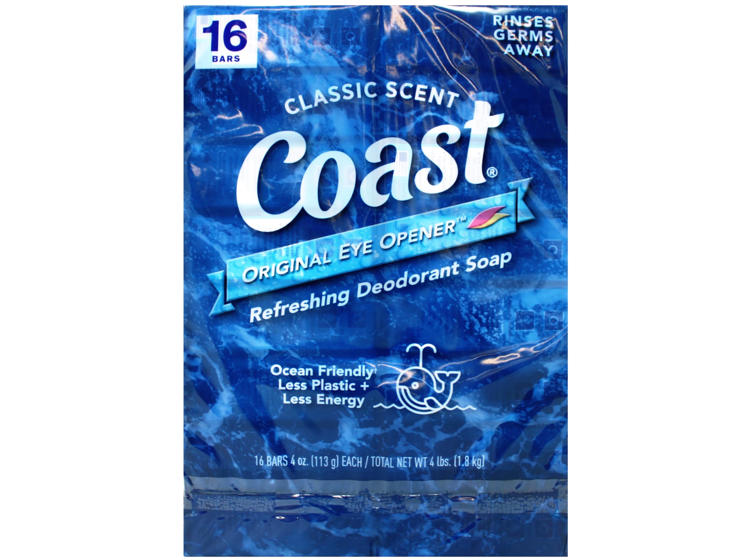 Presentación en caja Coast Clásico Original para rutina rápida