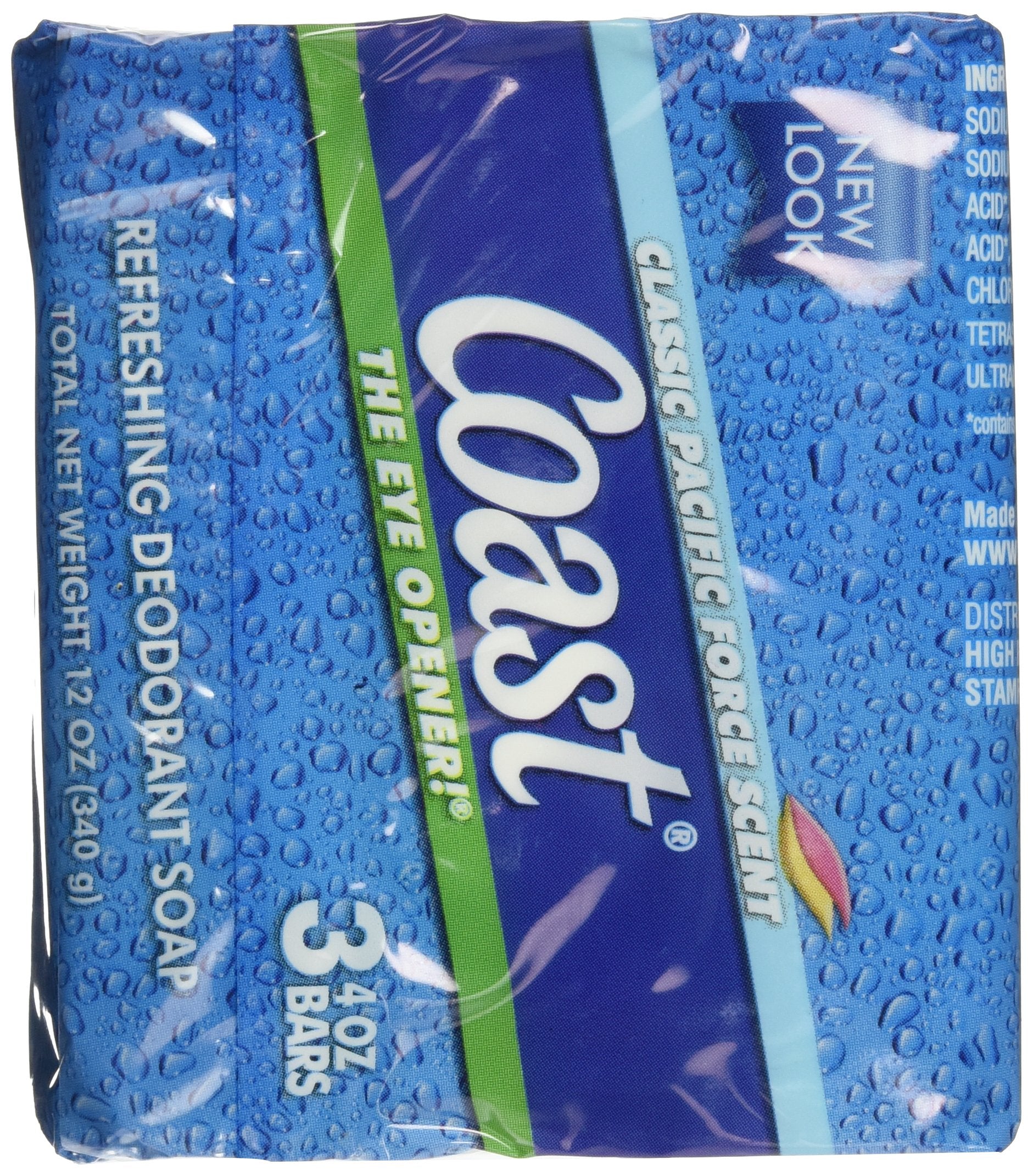 Coast Jabon Original Blue: detalle del empaque para compra fácil.