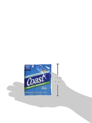 Coast Jabon Original Blue: uso rápido en la ducha con aroma limpio.