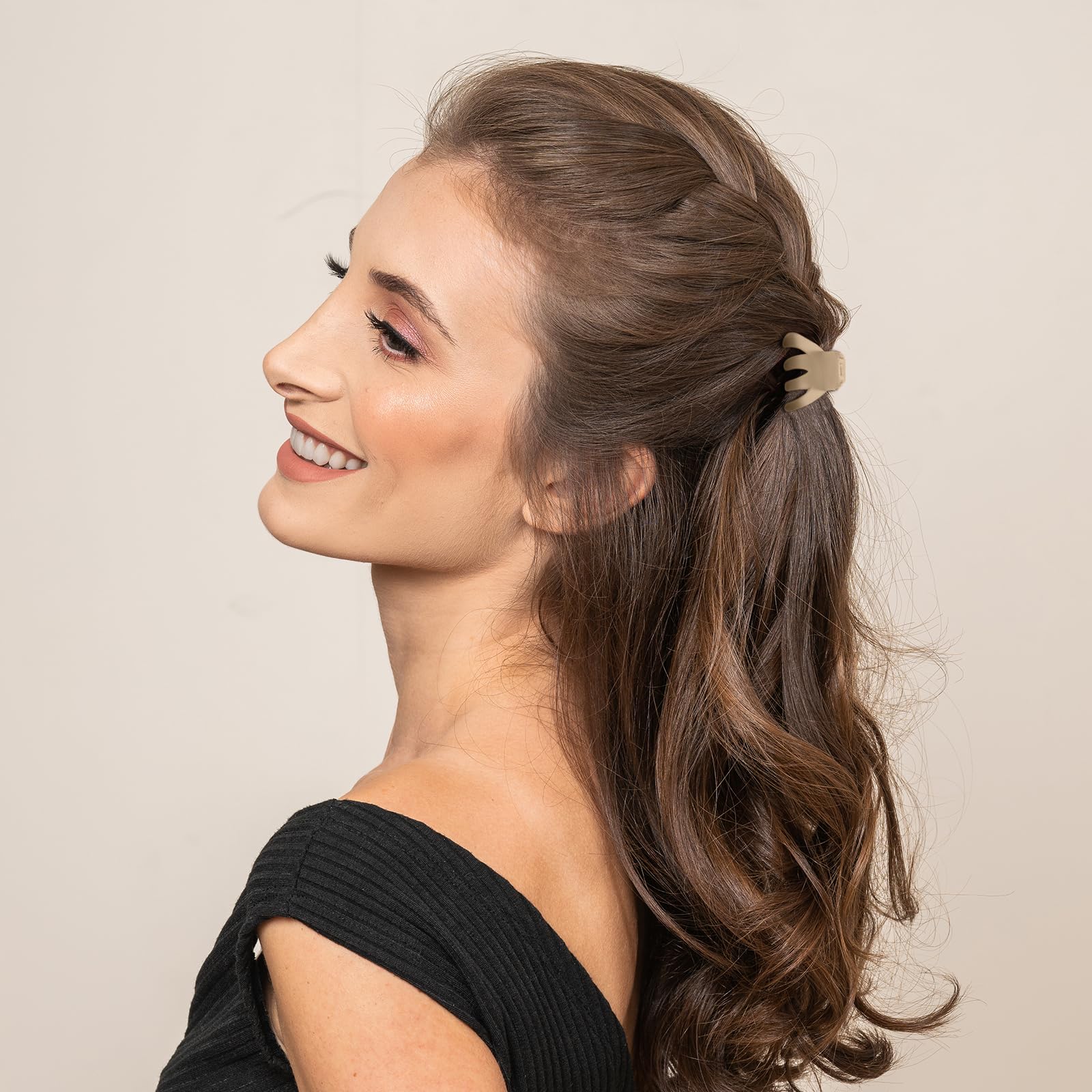 Cobahom clip sin-resbalon para peinados firmes sin dañar el cabello.