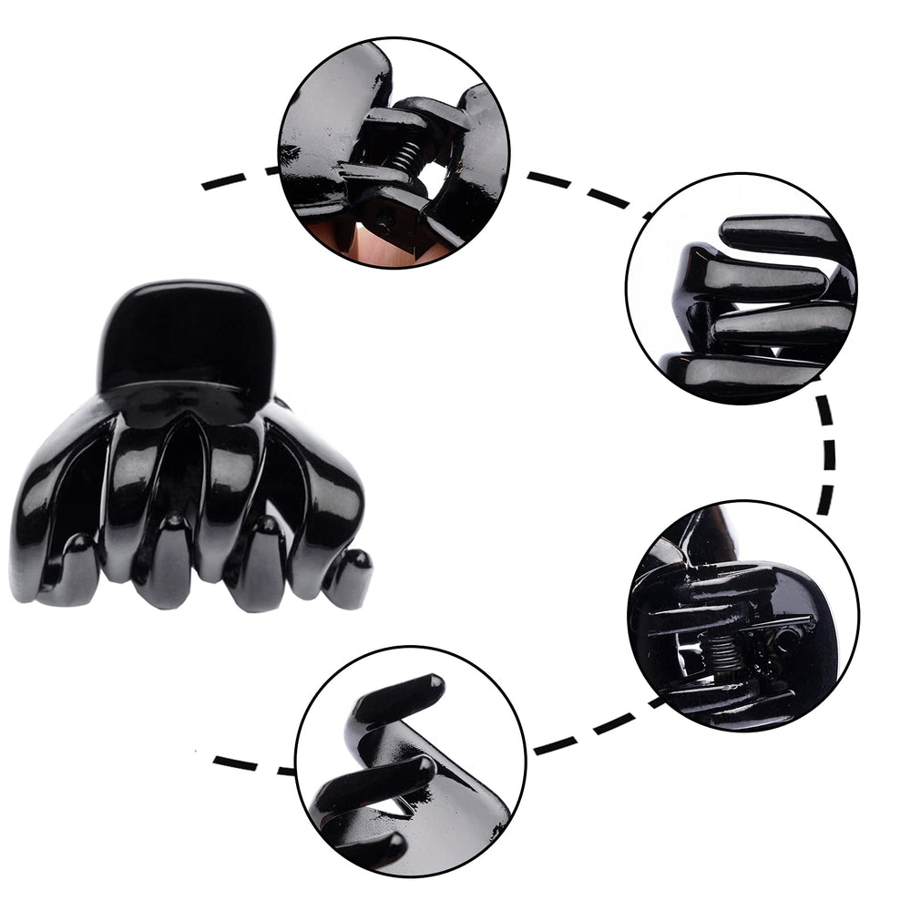 Cobahom pinza cabello looks rapidos negra ideal para looks casuales