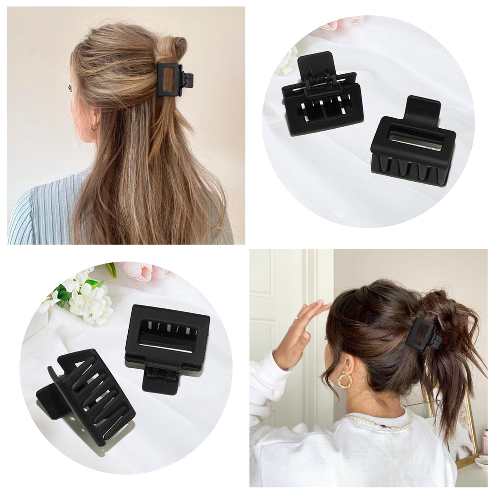Clips Claw Cobinaan rectángulo mate diseño sobrio para cualquier ocasión.