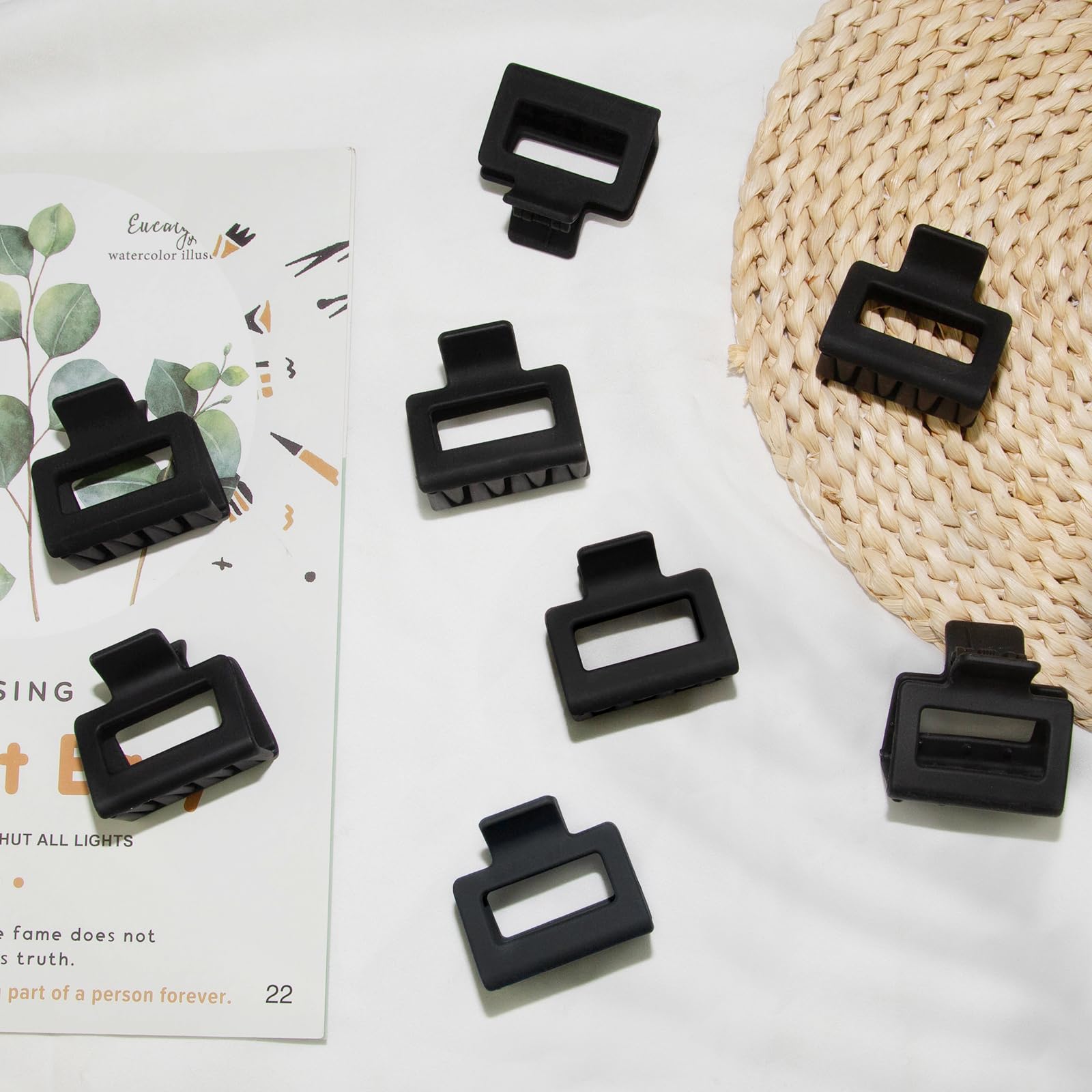 Clips Claw Cobinaan rectángulo mate regalo práctico para mujeres y niñas.