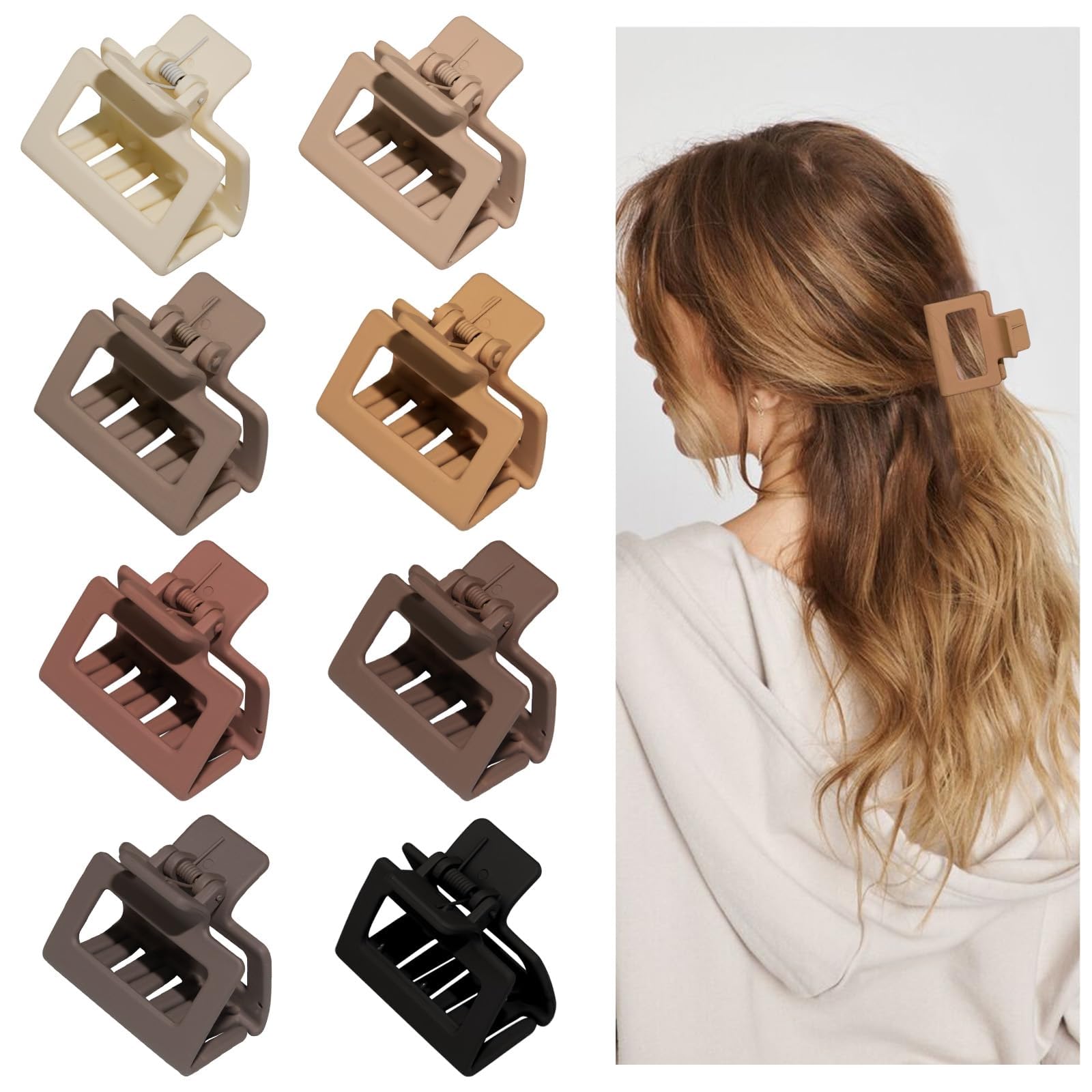 Cobinaan pinzas en 8 colores cálidos, combinación perfecta para cualquier atuendo.