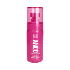 Coco & Eve Antioxidant Face Tanning Micromist bottle close-up showing hydration and glow.