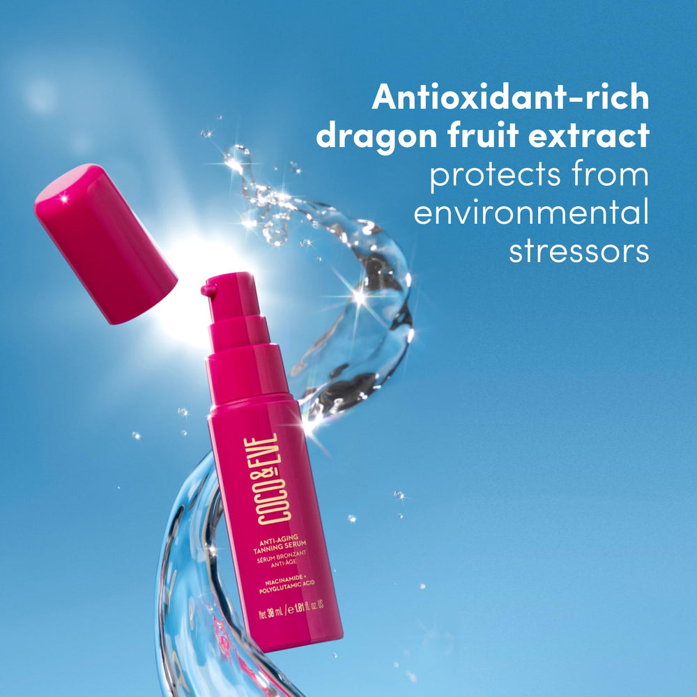 Coco & Eve Niacinamide and antioxidants boost skin brightness and resilience.