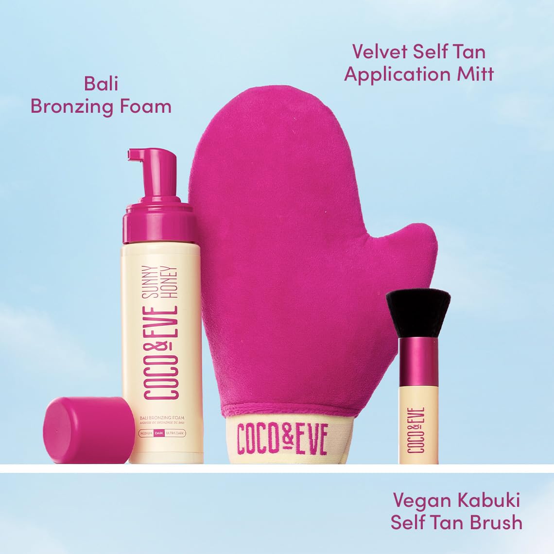 Sunny Honey Bali mitt used for precise, streak-free application.