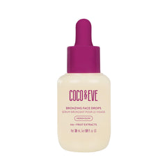 Coco and Eve Sunny Honey bronzing drops bottle shows buildable color and hydration