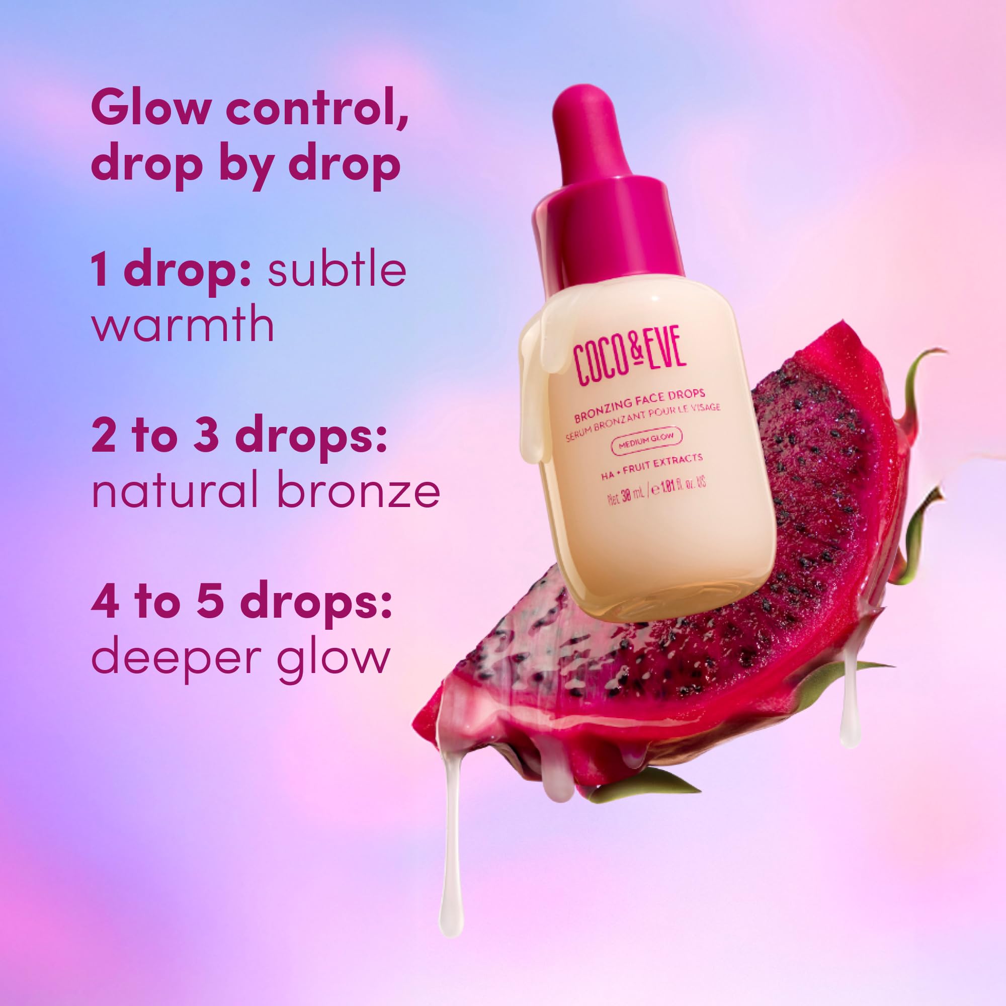 Coco and Eve Sunny Honey bronzing texture close-up reveals lightweight, blendable formula