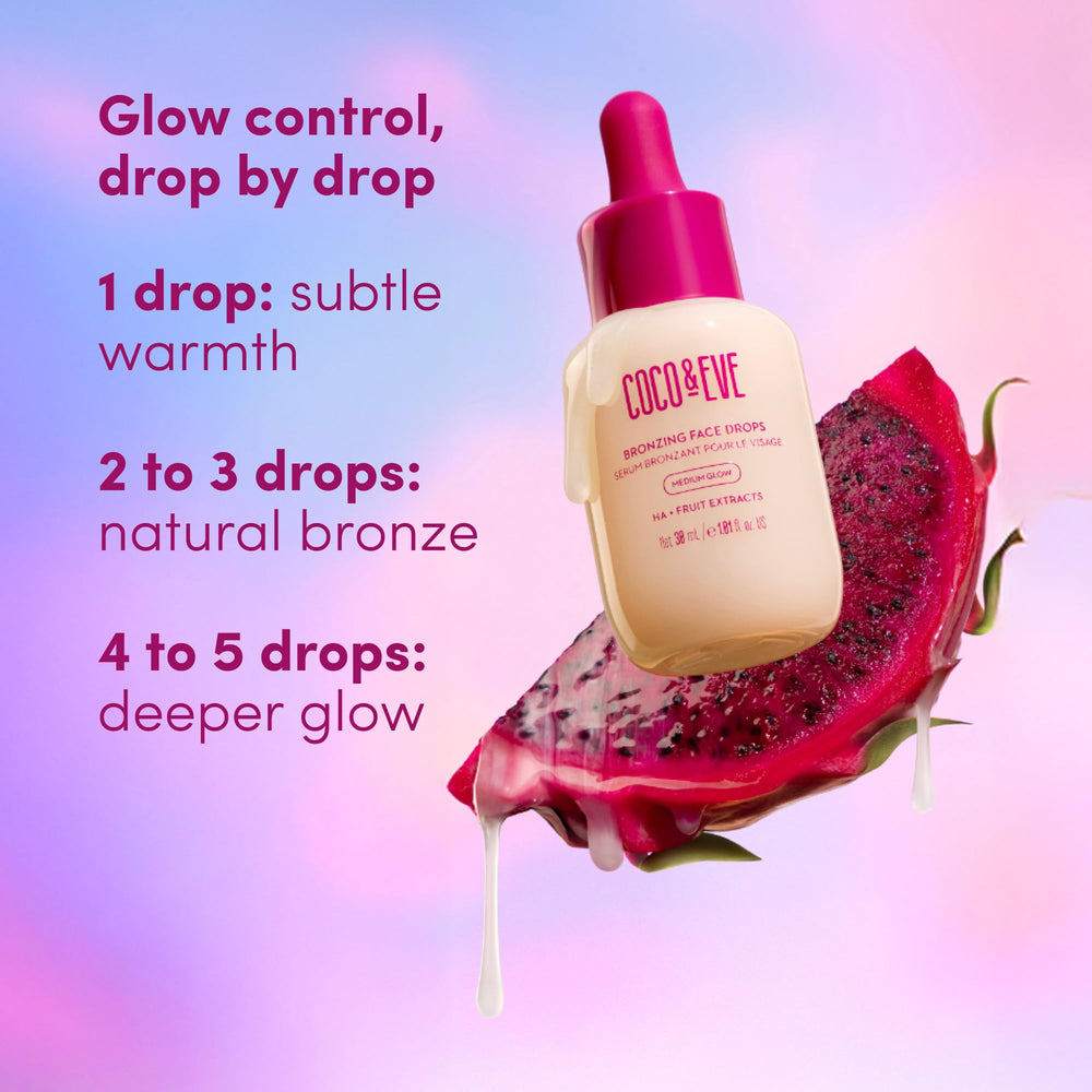 Coco and Eve Sunny Honey bronzing texture close-up reveals lightweight, blendable formula