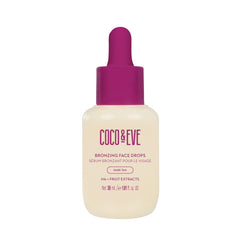 Coco & Eve Sunny Honey Bronzing Face Drops bottle for a natural, gradual tan