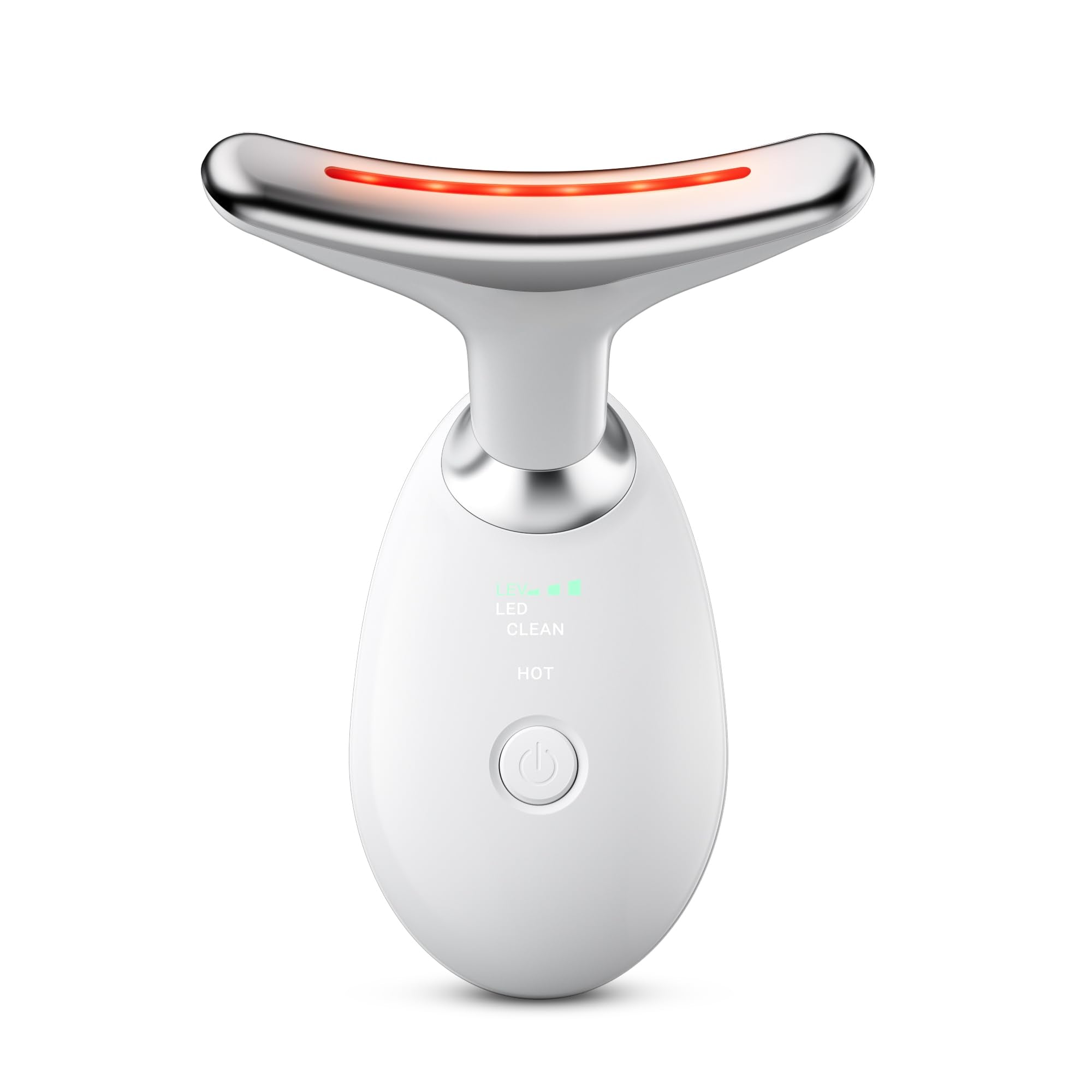 Cocobeen Face Neck Tool closeup, gentle massage surface with white finish.
