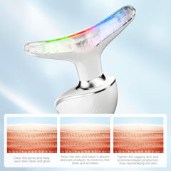 Cocobeen Face Neck Tool side view, ergonomic design for easy reach.