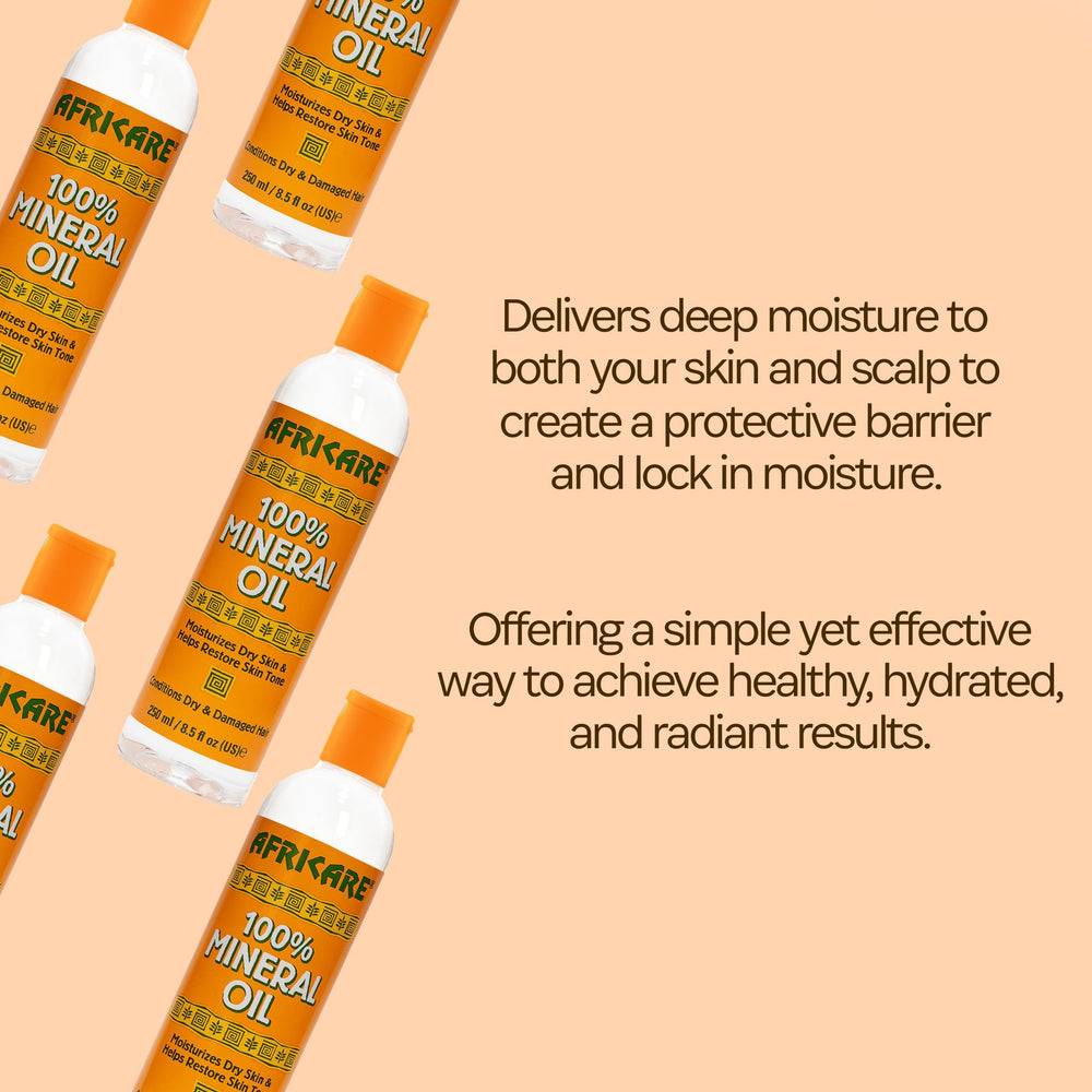 COCOCARE Africare fragrance-free mineral oil bottle for sensitive skin