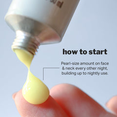 Applying Cocokind Beginner Retinol Gel at night to hydrate and smooth texture.