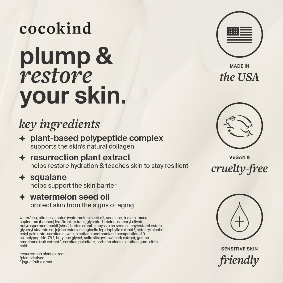 Cocokind Envase con información clara para cuidado consciente