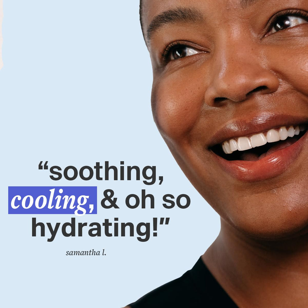 Hydrating detail of Cocokind eye cream around the eye contour