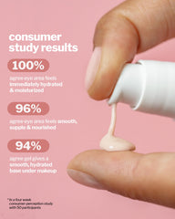 Cocokind Peptide Eye Gel crema para ojos con ceramidas.