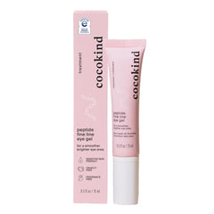 Cocokind Peptide Eye Gel en empaque compacto para hidratación diaria.