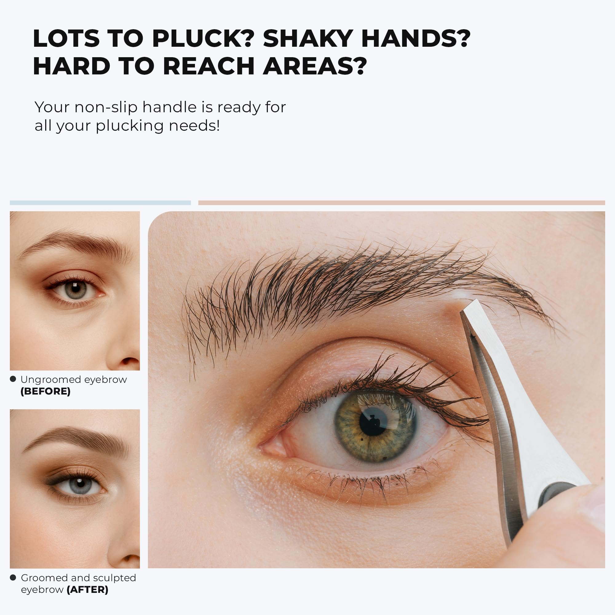 Coco's Closet brow shaping tool for precise removal of fine facial hairs.