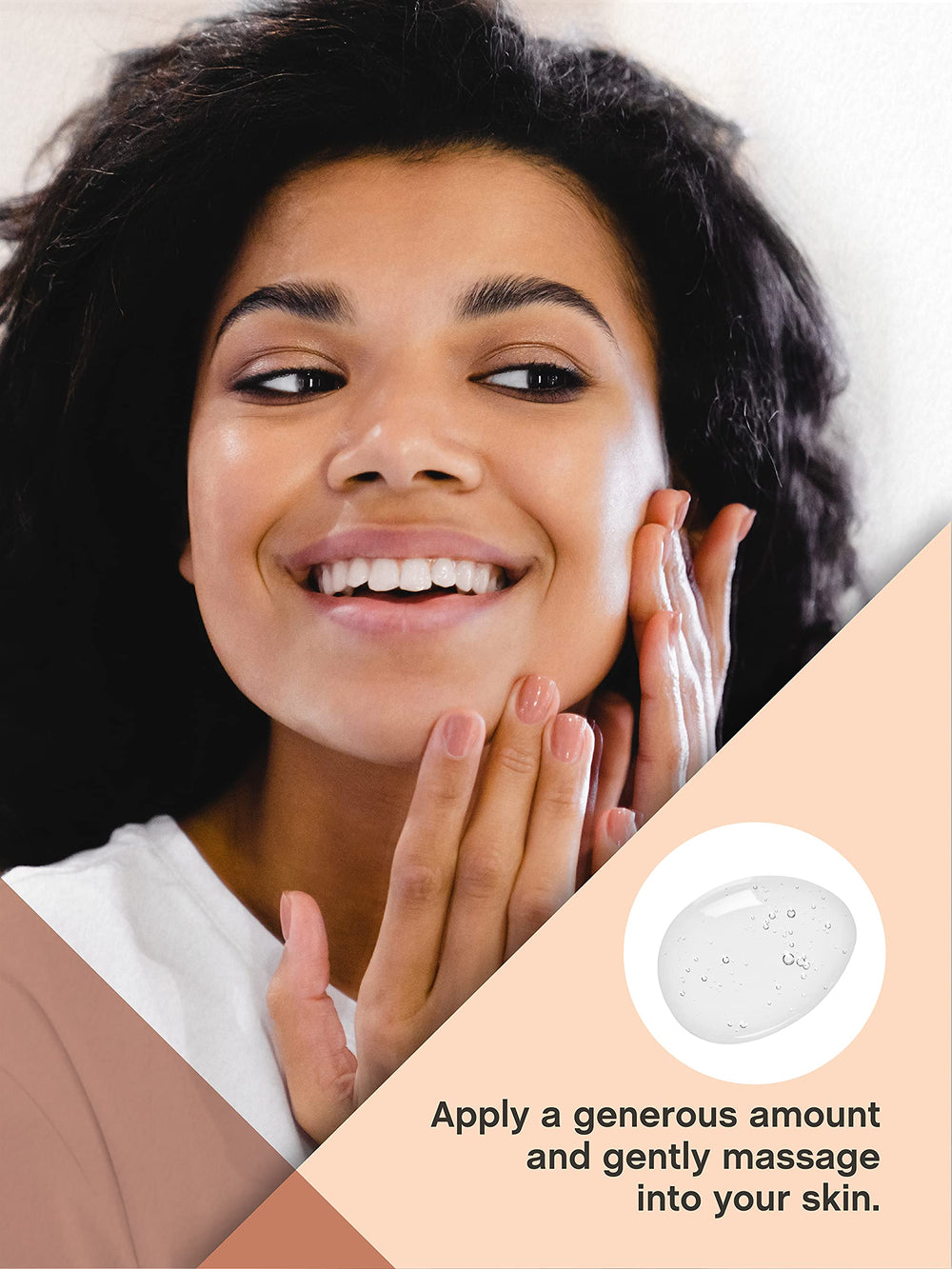 Coera Hyaluronic Acid Serum used on hair ends for shine and smoothness.