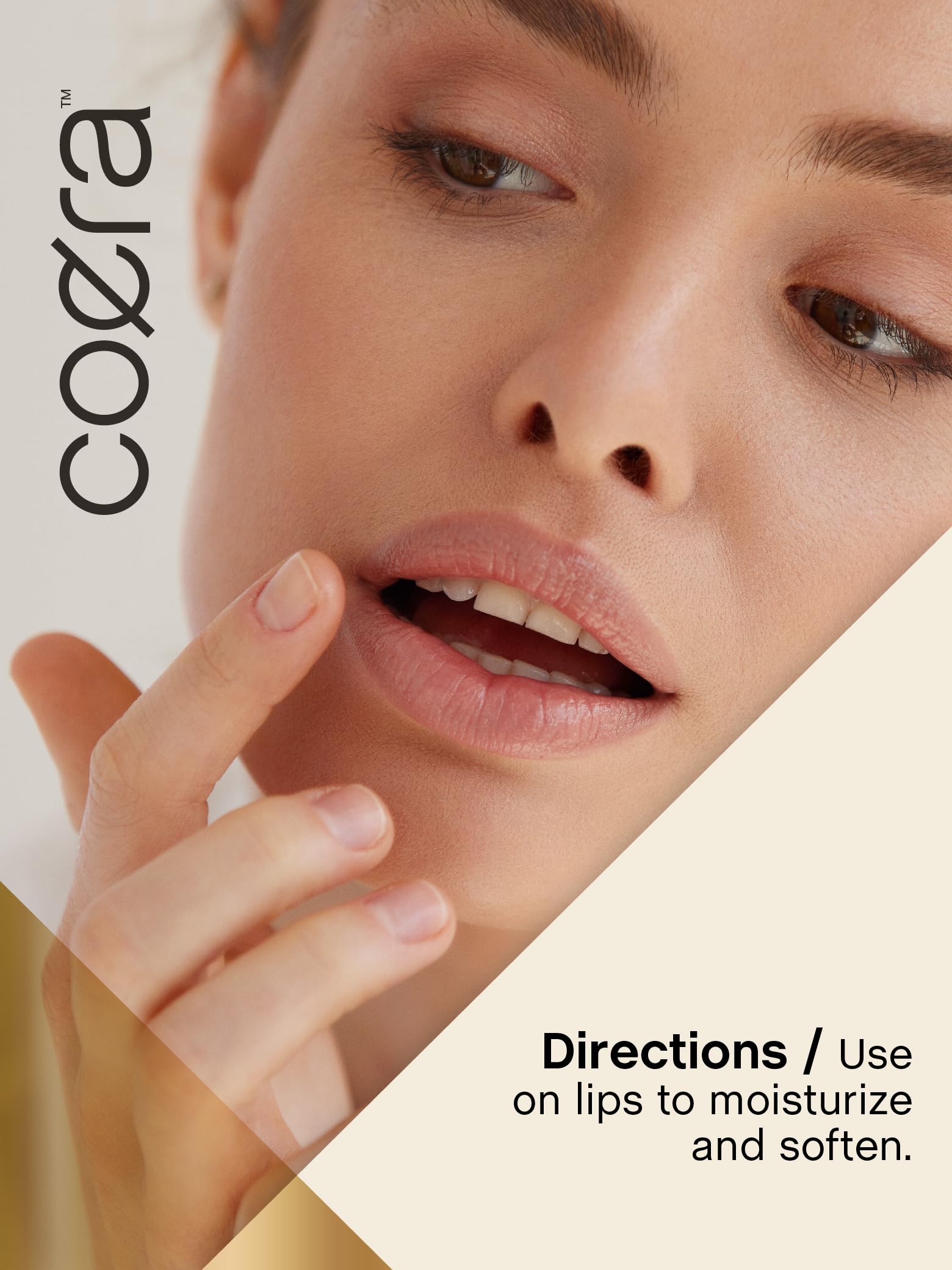 Coera Vitamin E lip stick in pocket ready hydration on demand.