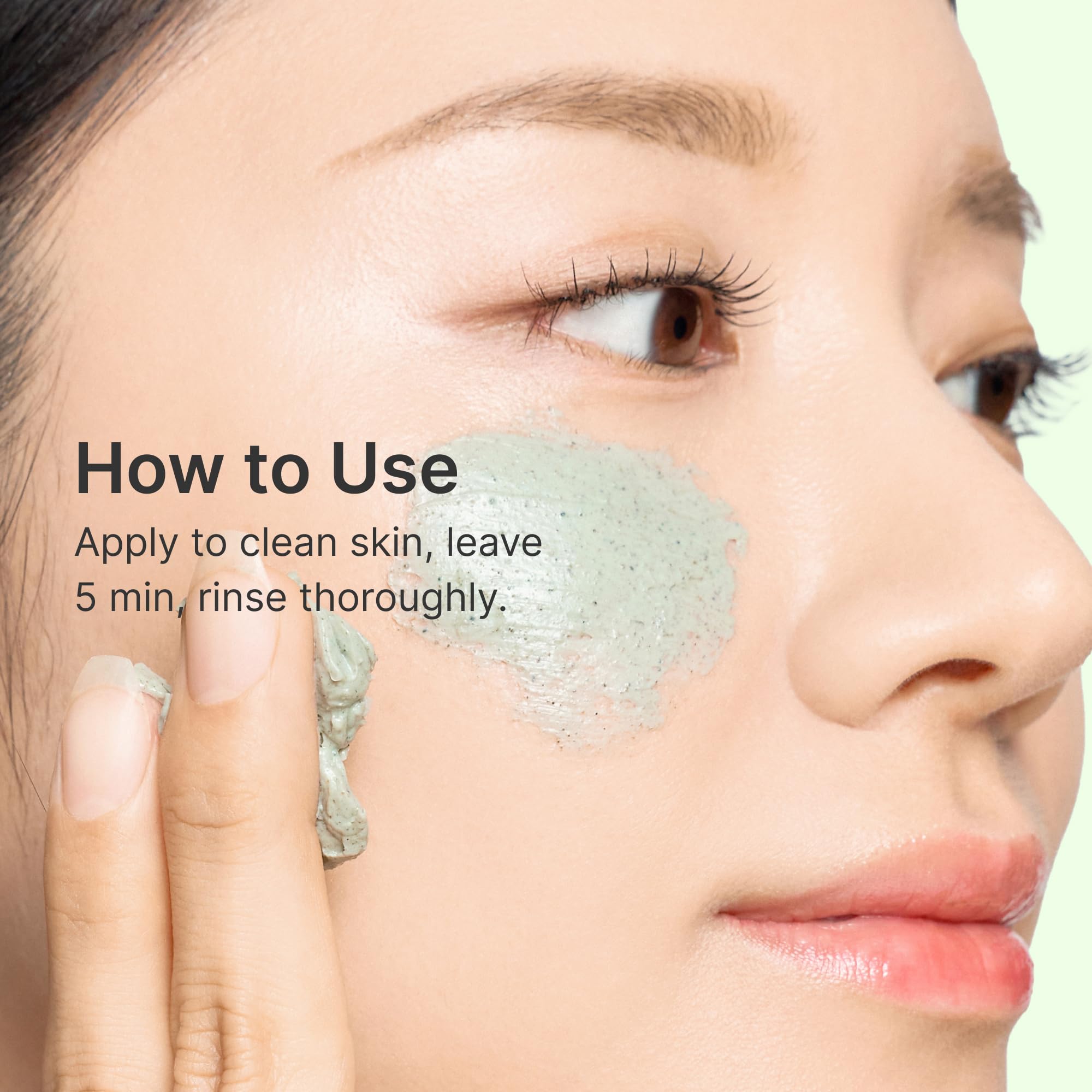 Rutina de 5 minutos con la mascarilla coeternal para rostro limpio.