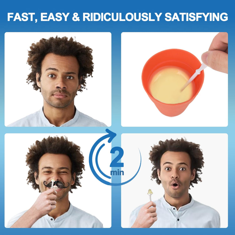 CoFashion Nose Wax Kit 15 moustache guards included.