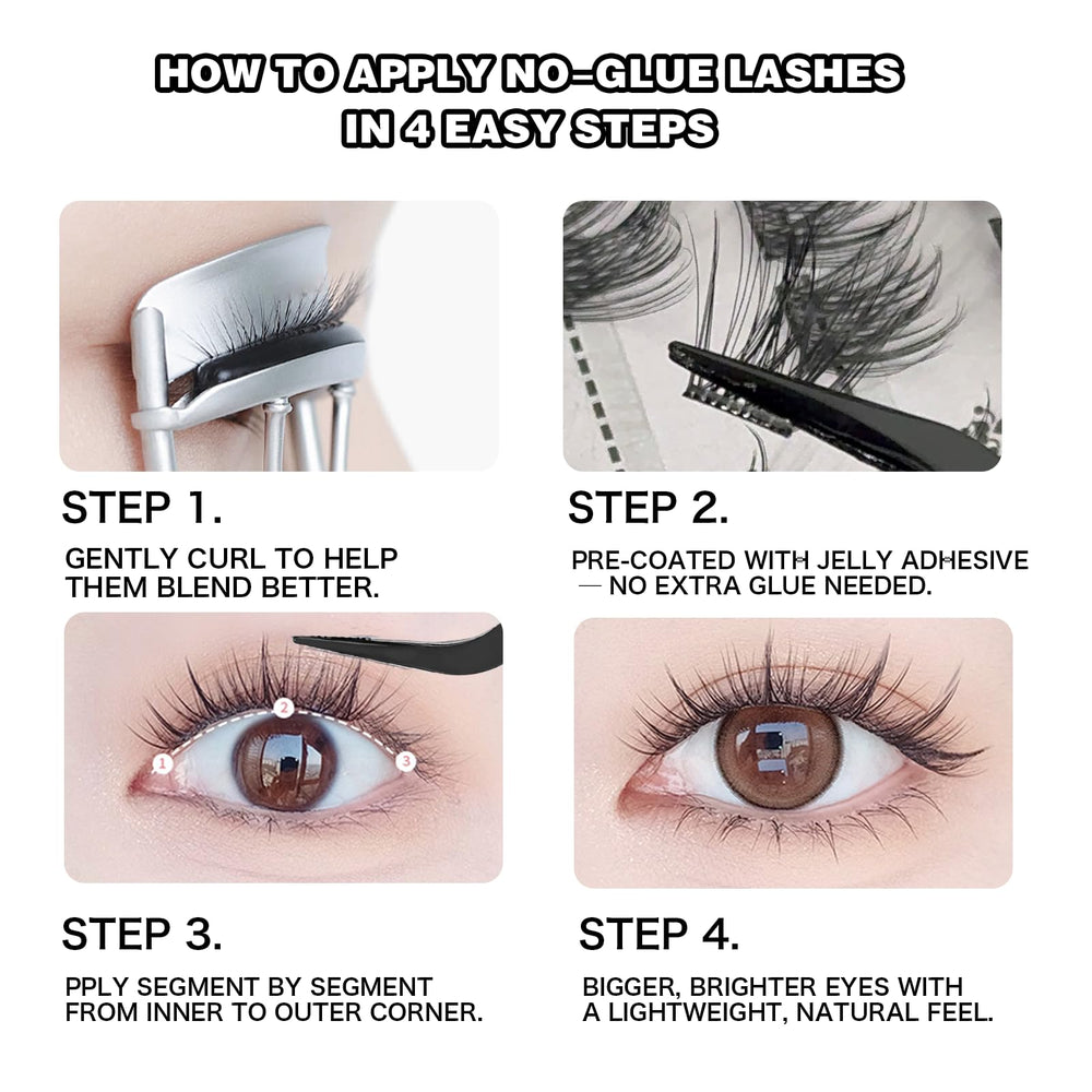 CoFier lash cluster 18mm variation highlighting length range