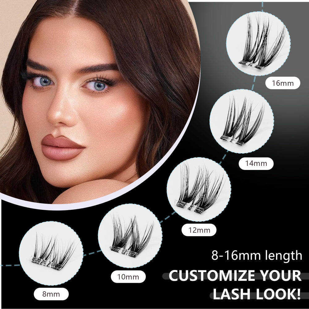 CoFier Wispy Lash Clusters compact kit for beginner-friendly DIY lashes.