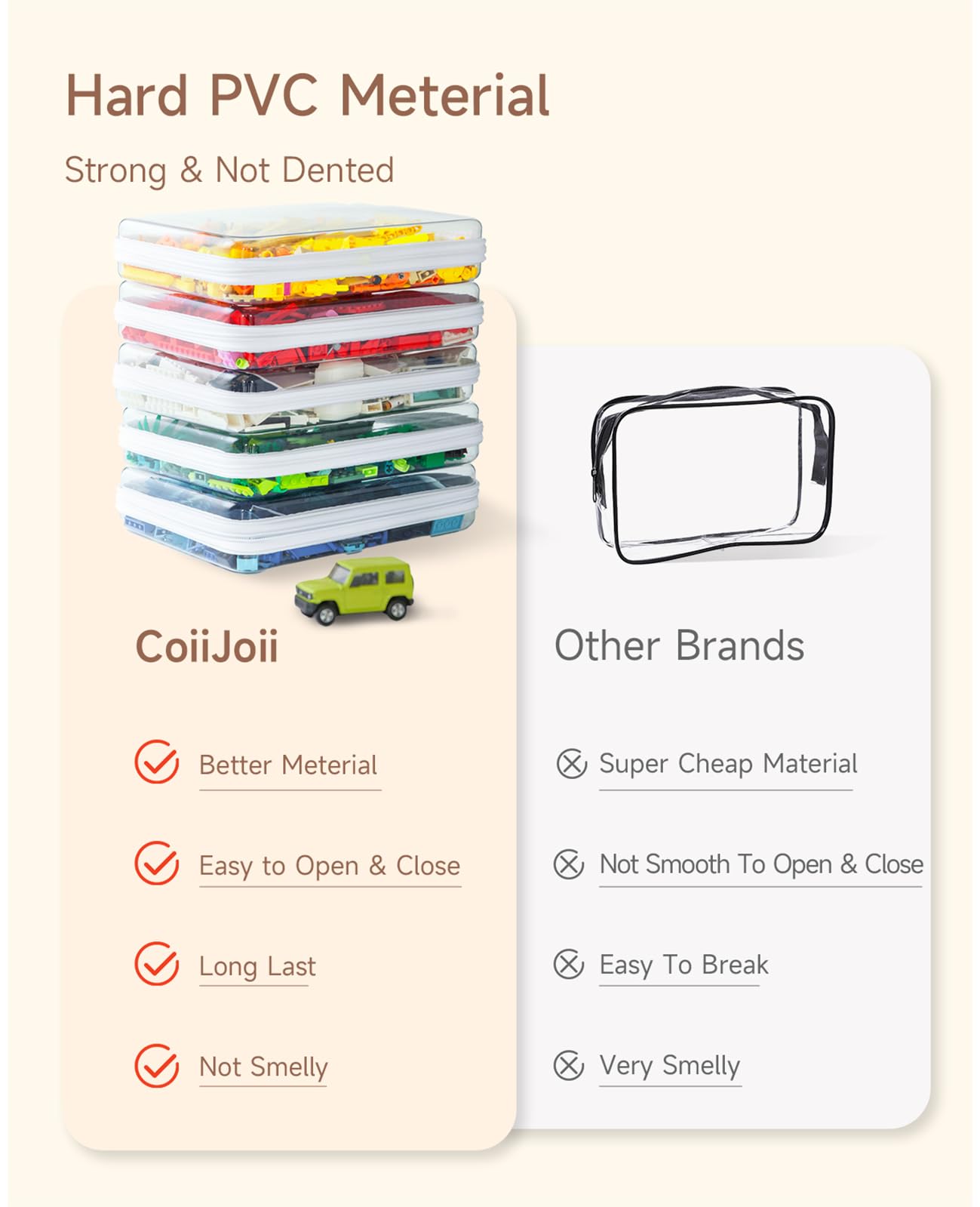 CoiiJoii compact storage bins ideal for gifts and neat storage