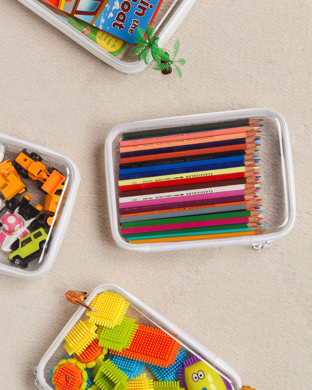 CoiiJoii craft supplies storage case keeps hobby items organized
