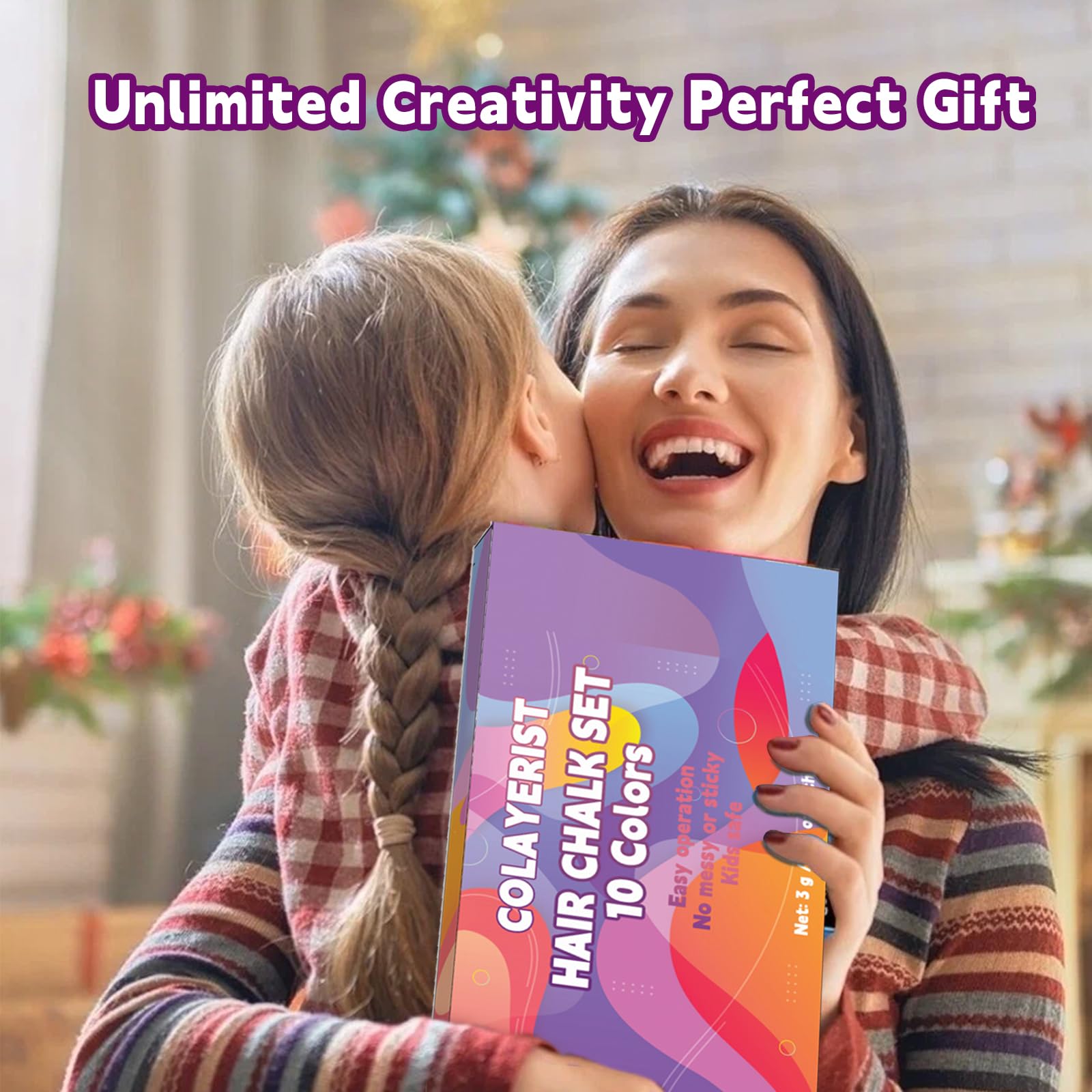 COLAYERIST hair chalk makes a fun gift for kids' creativity.